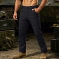 thumbnail image 2 of Jerdar Men's Tactical Cargo Pants Nylon Multi Zip Pockets Quick Dry Fast Drying Outdoor Hiking Lightweight Water Resistant Work Utility Trousers Traveling Pants, 2 of 9