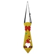 thumbnail image 4 of Corbata navideña Fernando, vestido elegante, fiesta divertida, tela de fieltro, festiva, temas festivos para niños, regalo de Navidad, reunión, Figura Dorada, 4 of 8