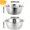 2pcs, variant on 3pcs/2pcs Premium Stainless Steel Mixing Bowl Set with Micro-Perforated Strainers-Multi-Use for Washing Vegetables, Fruits, Pasta & More | Dishwasher Safe, Anti-Rust Kitchen Must-Have