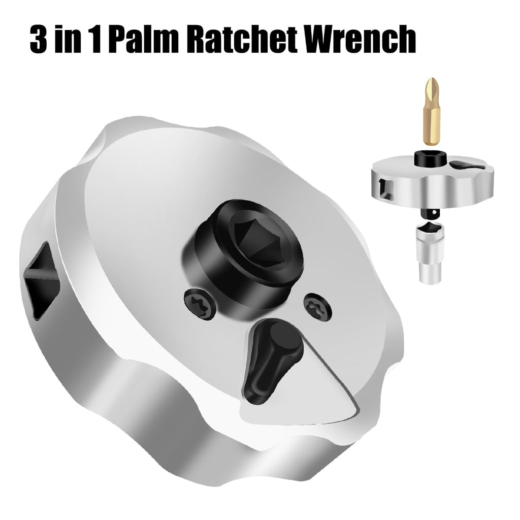 MultiSize Ratcheting Wrench Set 4Piece Compactly Ergonomic Design Resistant For Tight Access Area Tool
