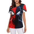 thumbnail image 1 of Spider-Man Women's Crew Neck Short Sleeve T-Shirt, 1 of 7