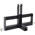 thumbnail image 1 of Royalbelle Black 3 Point Trailer Hitch for Category 1 Tractor, Drawbar Adapter, 1 of 1