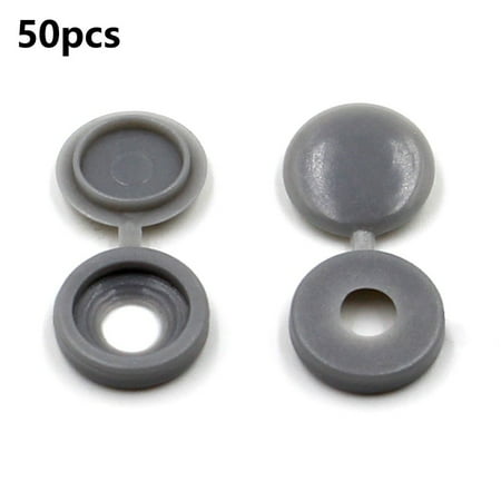 

PLASTIC FOLD OVER HINGED SCREW HOLE COVER