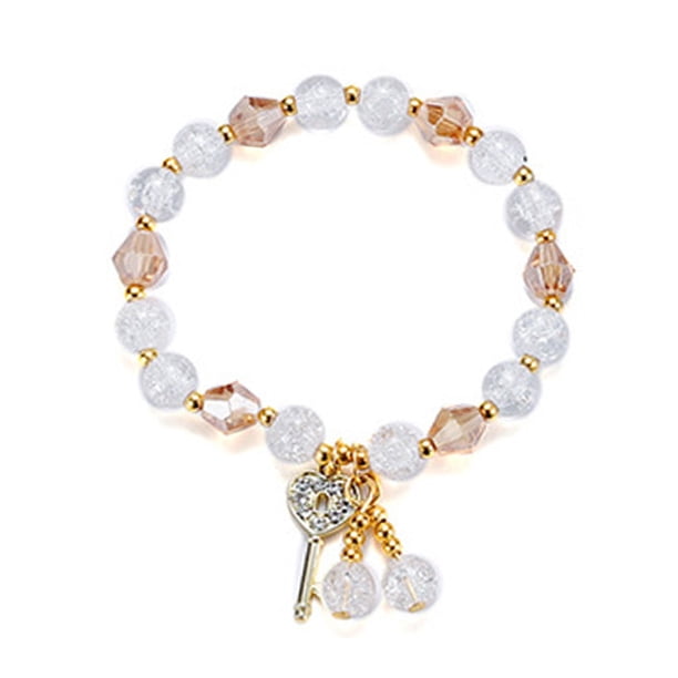 Pulseras para mujer, regalos para mujer, pulseras de perlas para mujer 2025, cuentas de la suerte en capas, hechas a mano, estilo vintage, regalos de boda, joyería para novias, una pulsera.