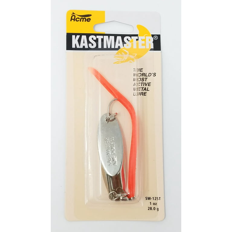 Acme Tackle Kastmaster Tube Tail Fishing Lure Spoon 1 oz. Red