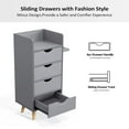 thumbnail image 6 of OmySalon 4-Layer Barber Storage Cabinet, Gray, 6 of 7