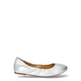 thumbnail image 4 of Time and Tru Women's Scrunch Ballet Flats, Wide Width Available, 4 of 5