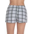 thumbnail image 3 of Just Love Womans Pajamas Shorts - PJs - Sleepwear (Pack of 2) (Plaid Purple - Plaid Grey (Pack of 2), Small), 3 of 5