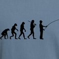 thumbnail image 3 of CafePress - The Evolution Of The Fly Fisherman Men's Comfort C - Mens Comfort Colors Shirt, 3 of 5