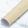 thumbnail image 5 of LELINTA 23.6'' x 40'' Khaki Poplin Texture Peel & Stick Wallpaper Self-Adhesive DIY Wallpaper Flaxen Grasscloth Vinyl Film Wall Stickers, 5 of 6
