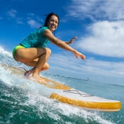Naipo 120x30x6 Inflatable Paddle Board Stand Up Paddle Board SUP Board Ultra-Light (17LBS) For Summer Surfing, Orange