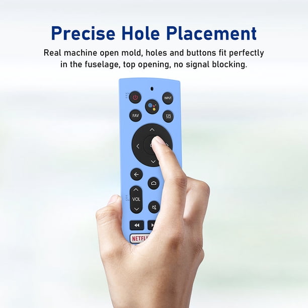 Caja De Control Remoto De Tv Funda Silicona Protectora No Tóxica para Hisense ERF3F80H ZDB1210320 Azul