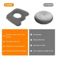 thumbnail image 5 of Inflatable Seat Cushion Donut Seat Cushion for Tailbone and Bed Sores,Donut Pillow ,Relieve Pressure Donut Seat Cushion for Sitting- for Home,Car,Office, 5 of 12