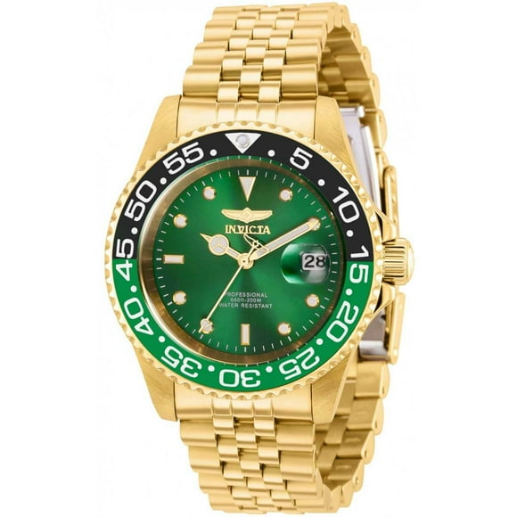 Invicta 36044 Men's Pro Diver Quartz Green Dial Bracelet Watch