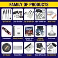 thumbnail image 2 of Griller's Choice Grilling Tools. Heavy Duty And Strong. BBQ Thongs, Fork, Spatula, Baster., 2 of 7
