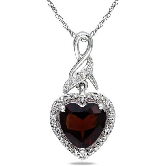 Everly Women's Garnet Sterling Silver Necklace
