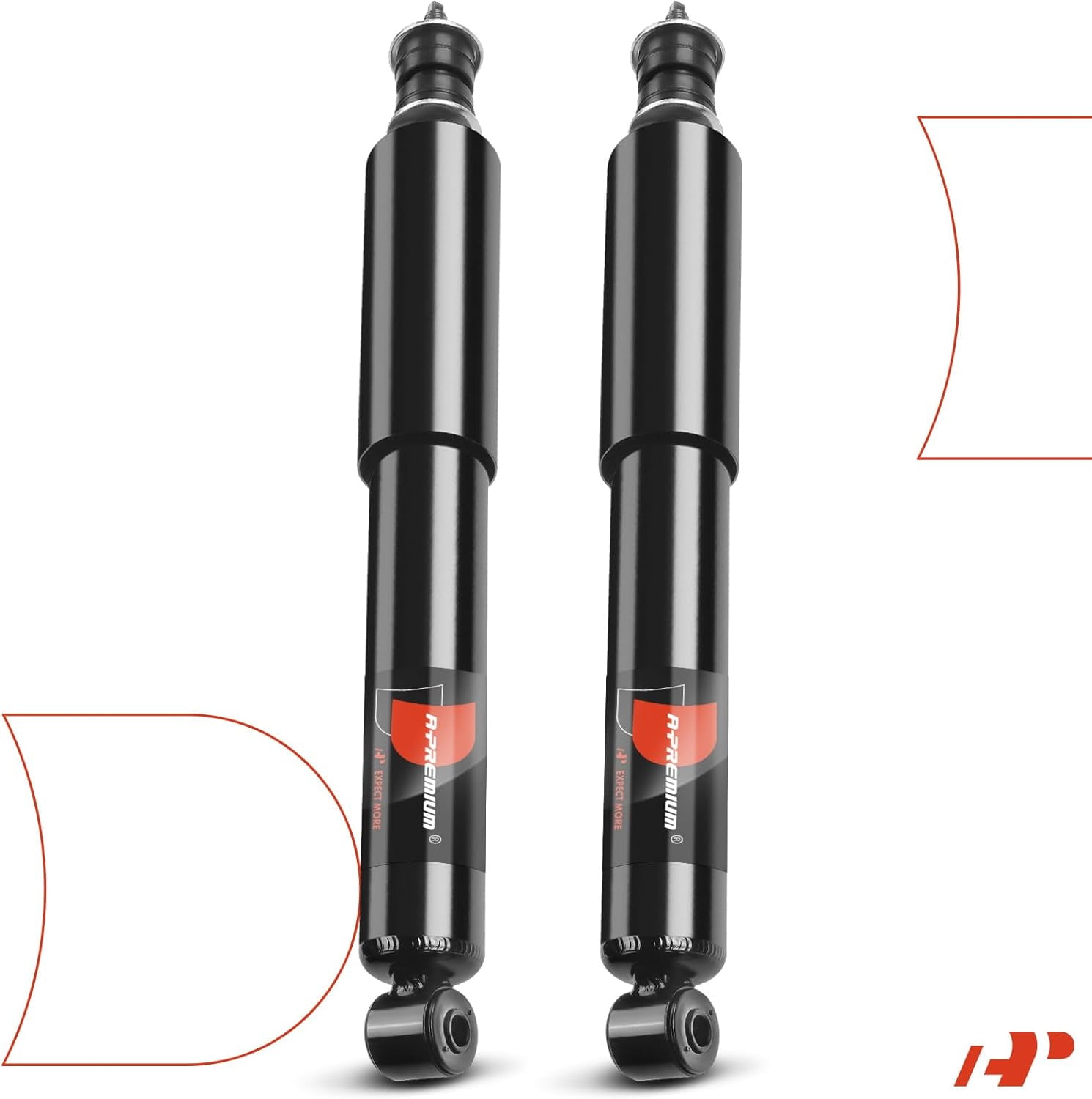 A-Premium Front Pair (2) Shock Absorber Compatible with Acura SLX 1996-1999 & Isuzu Trooper 1992-2002, VehiCROSS 1999-2001, Driver and Passenger Side