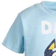 Bluey Mens Short Sleeve Graphic T-Shirt Bandit Blue