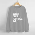 thumbnail image 3 of Lilgiuy Oversized Game Day Sweatshirt for Women Round- Neck Print Recreational Long Sleeve Tops for Work Office Business, 3 of 4