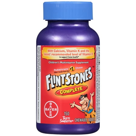 Flintstones Complete Children's Multivitamin Tablets, 150 ct - Walmart.com