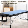 thumbnail image 3 of 100 PCS Disposable Bed Sheets, PP Non-Woven Covers for Lash Beds and Massage Tables, Waterproof Design, 31 x 71 Inches, Convenient and Hygienic Spa Essentials, 3 of 6