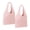 Pink, variant on 2 Pack Heavy Duty Cotton Tote Bags Multi-Colored Canvas Shoulder Bags Grocery Bags for DIY Craft-Yellow