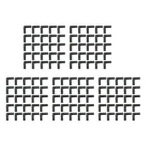 Pack of 125, 1/2 Inch 90 Degree Elbow, Barb Crimp Pex Fitting, Plastic Pex Fittings, (1/2 Inch Elbow, 125Pcs)