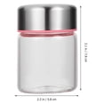thumbnail image 4 of 2PCS Mason Jar Honey Containing Bottles Pickles Jars with Lid (Random Pattern), 4 of 8