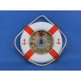 thumbnail image 2 of Handcrafted Nautical Decor Anchor Lifering Clock Wall D cor, 2 of 2