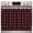 Red, variant on Farmhouse Oven Skirt Curtain Burnt Orange Buffalo Plaid Oven Curtain Tie Top Geometric Classic Checkered Stove Skirt Curtains with Ties&Ruffle Trim Dishwasher Skirts Curtains for Cabinet 27"x20"