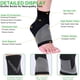 thumbnail image 2 of Calcetines de compresión ortopédicos para pies, soporte de tobillo, fascitis plantar, agarre, fútbol, fitness, 1 par, 2 of 4