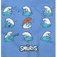 thumbnail image 2 of Retro Smurfs 80s Cartoon Characters Men's Graphic T Shirt Tees Brisco Brands M, 2 of 6