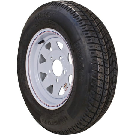 Loadstar Bias Tire and Wheel (Rim) Assembly 530-12 5 Hole 6 (Best 12 Ply Trailer Tires)