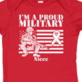 thumbnail image 4 of Inktastic Proud Military Niece Red Friday Girls Baby Bodysuit, 4 of 5