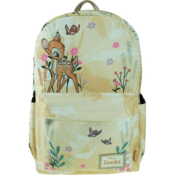 Disney Bambi Backpack 17" with Laptop Compartment for School, Travel, & Work