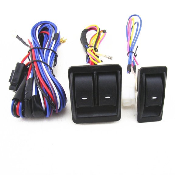 RED WOLF Car Master Electric Power Window Control Switch Kit 12V for Nissan Frontier 2003-2017 Dodge RAM 2002-2010 Toyota Tundra 2006-2016