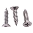 thumbnail image 1 of XINQIHANG #12 x 1" (50 pcs) Stainless Flat Head Phillips Drive Sheet Metal Tek Screws, 304 (18-8) Stainless Steel Screw for Wood, Countersunk Head Wood Screw, Self Tapping Screws, 1 of 7