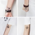 thumbnail image 3 of Waterproof Tattoo Stickers Hand-Painted Lines Black And White Tattoo Stickers, 3 of 6