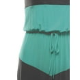 thumbnail image 4 of FashionOutfit Women's Casual Beach Soft Stretch Bold Chevron Waisband Maxi Dress, 4 of 4