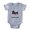 Heather Grey, variant on CafePress - Good Akita - Cute Infant Baby Football Bodysuit