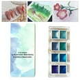 thumbnail image 1 of Under $5 Watercolor Paint Set, 8-Color Glitter Watercolor Set - Pearlescent Paints for Fabric & Paper Crafts, Fast-Drying, Watercolor Kit, Blue, by Goohae, 1 of 6