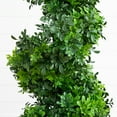 thumbnail image 3 of Nearly Natural 3ft. UV Resistant Boxwood Spiral Topiary Artificial Tree in Decorative Planter (Indoor/Outdoor), 3 of 5