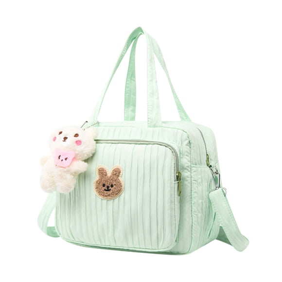 Sac à Bandoulière en Nylon pour Couches de Bébé, Sac à Main Crossbody pour Voyage et Usage Quotidien