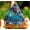 Colour 7, variant on MATROOY 60mm Tree Life Space Crystal Quartz Sphere Orgonite Pyramid Chakra Energy Orgone-Colour 17-6cm