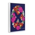 thumbnail image 3 of Stupell Industries Eclectic Floral Bloom Letter X White Framed Giclee Art, 16 x 24, by Hannah Byatt, 3 of 8