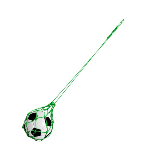 Football Kick Trainer, Solo Soccer Kick Trainer Adjustable Soccer Ball Kick Net Elastic Reinforced Durable Nylon Football Trainer Juggling Net for Kicking Practice