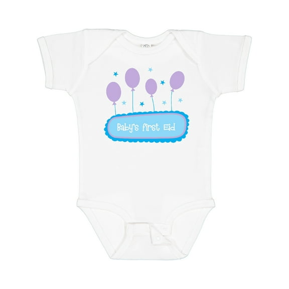 Inktastic Baby's First Eid Boys or Girls Baby Bodysuit