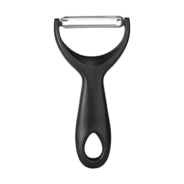 Pelador multiusos de acero inoxidable para uso doméstico. Pela sin esfuerzo frutas y verduras como patatas y manzanas. Una herramienta esencial para la cocina.