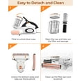 thumbnail image 6 of Bed Vacuum Cleaner with Dust Sensor, Mattress Vacuum Cleaner with UV & Ultrasonic and High Heating, 13Kpa Suction 500W Powerful Double-Cup Handheld Vacuums (J300, Corded), 6 of 6