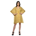thumbnail image 2 of Moomaya Printed Women Kaftan Cover Up Beachwear Short Caftan Cover Up Dress, 2 of 6